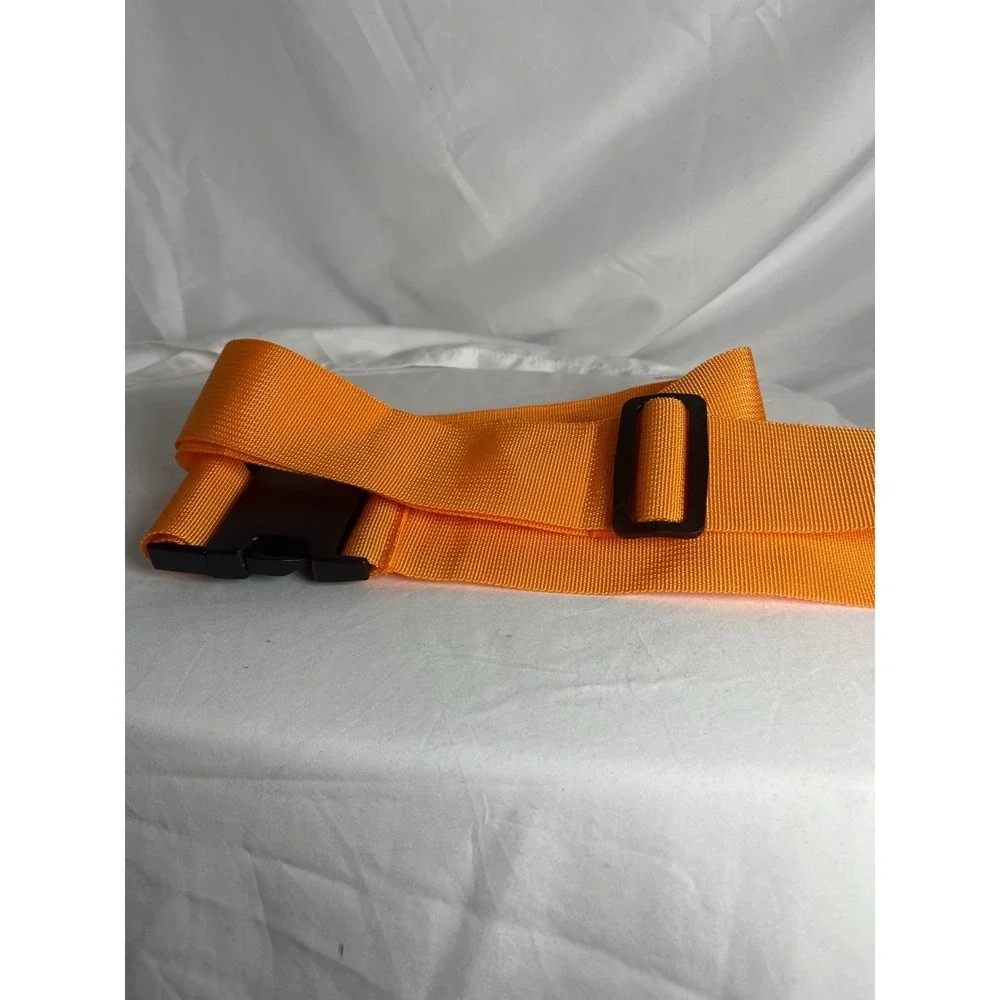 Orange Adjustable Luggage Strap Travel Suitcase Belt New